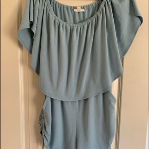 off the shoulder romper